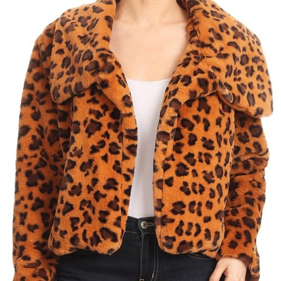 SOLD OUT LEOPARD PRINT JACKET - Picture 4 of 6